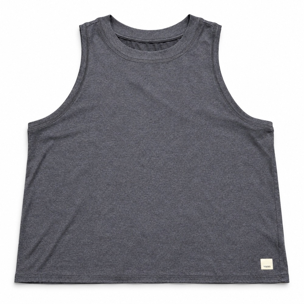 Vuori Tank Top M Blue Energy Top Athleisure Pilates Yoga Performance Soft Girl